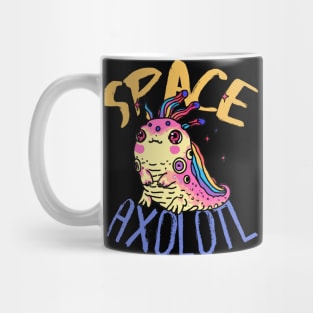 Cute Crazy Psycedelic Space Axolotl Artwork Mug